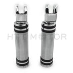 Diamond Chrome Footpegs for Yamaha V-Star 1100 650 Custom Stryker V-Max Virago (1999–2019)