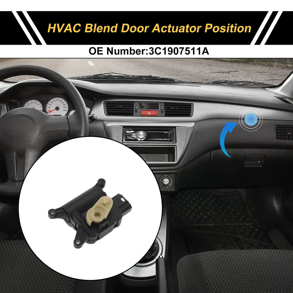 HVAC Heater Blend Door Actuator for Volkswagen Passat (2009–2012) 3C1907511A