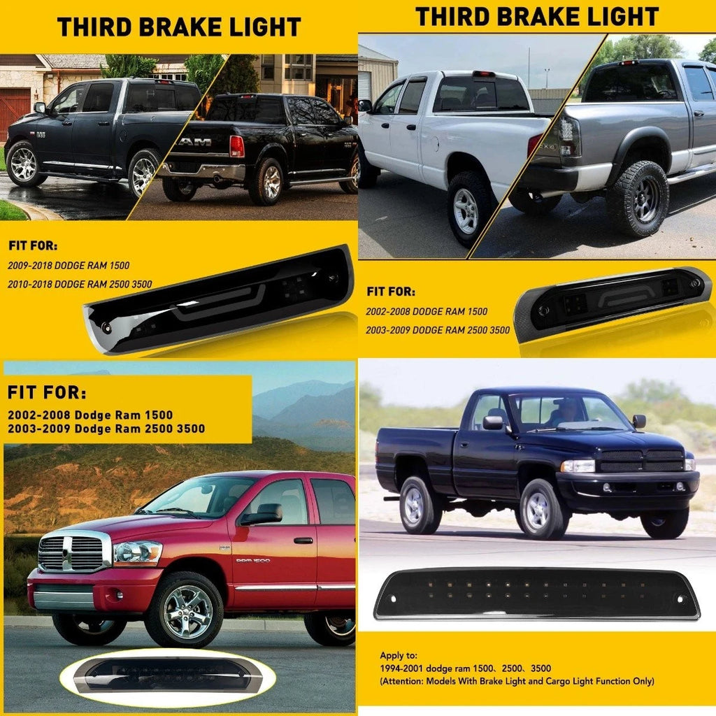 LED Brake Stop Light High Mount Lamp for Ram Dodge 1500 2500 3500