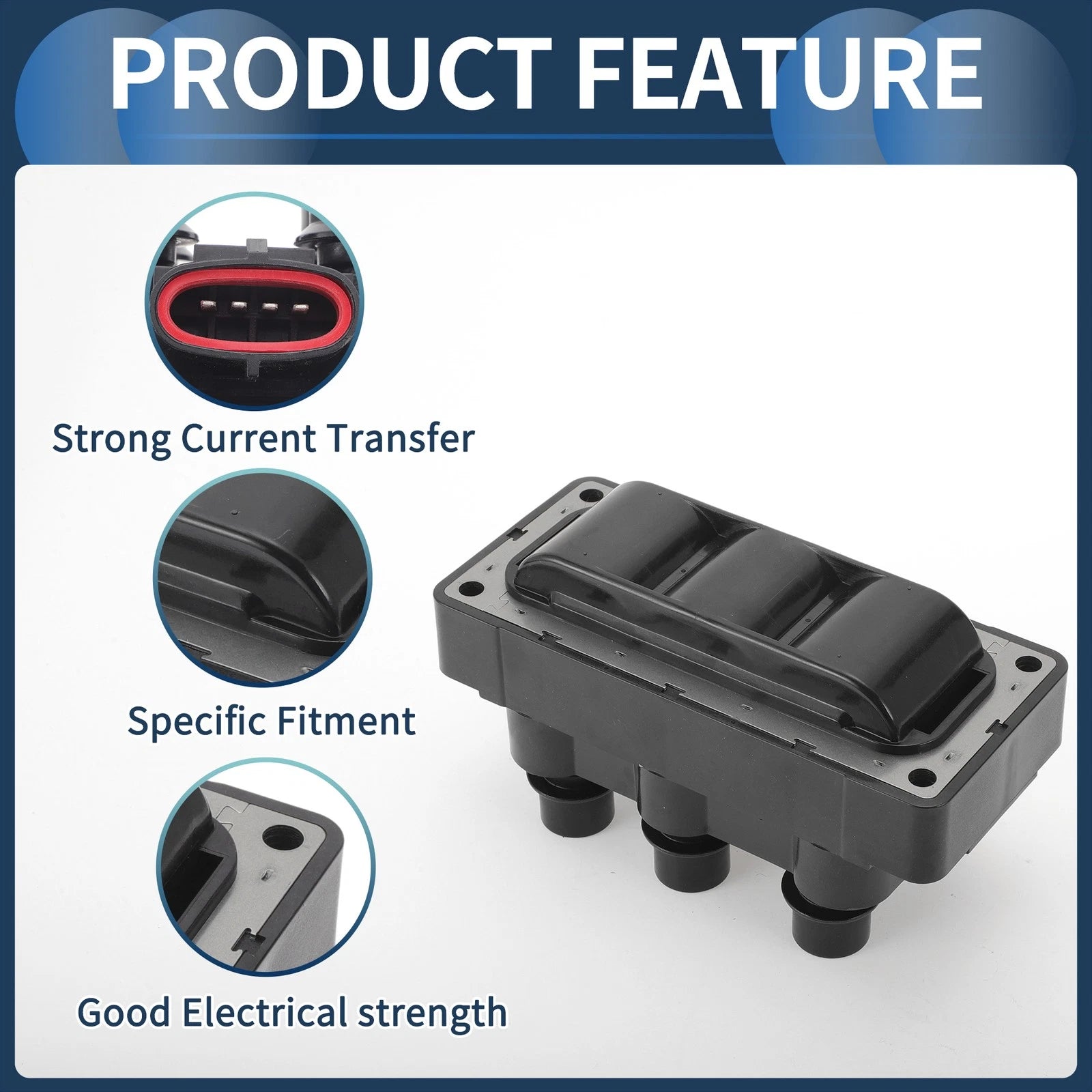 Ignition Coil Pack No.E9DF12029AA for Ford Aerostar (1990–1997)