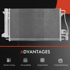 Radiator & A/C Condenser for Ford Fusion Mercury Milan (2006–2009)