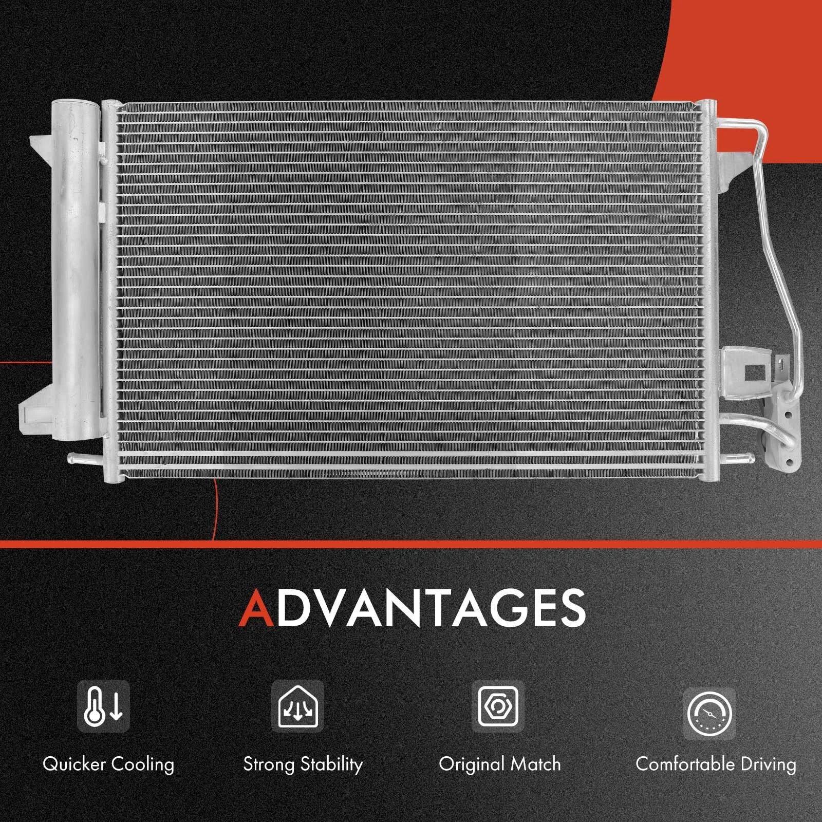 Radiator & A/C Condenser for Ford Fusion Mercury Milan (2006–2009)