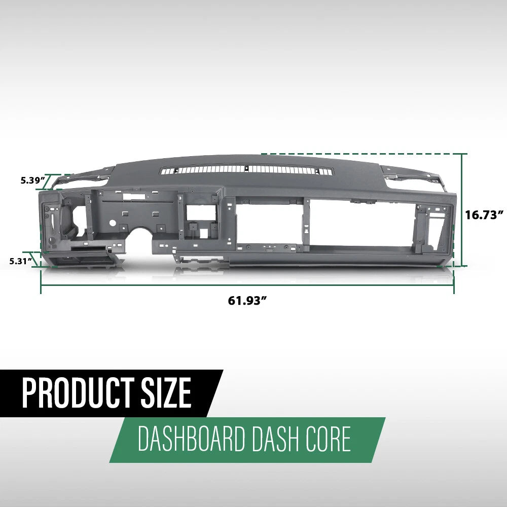 Dashboard Dash Core for Chevy GMC C/K Truck Suburban Blazer (1988–1994)