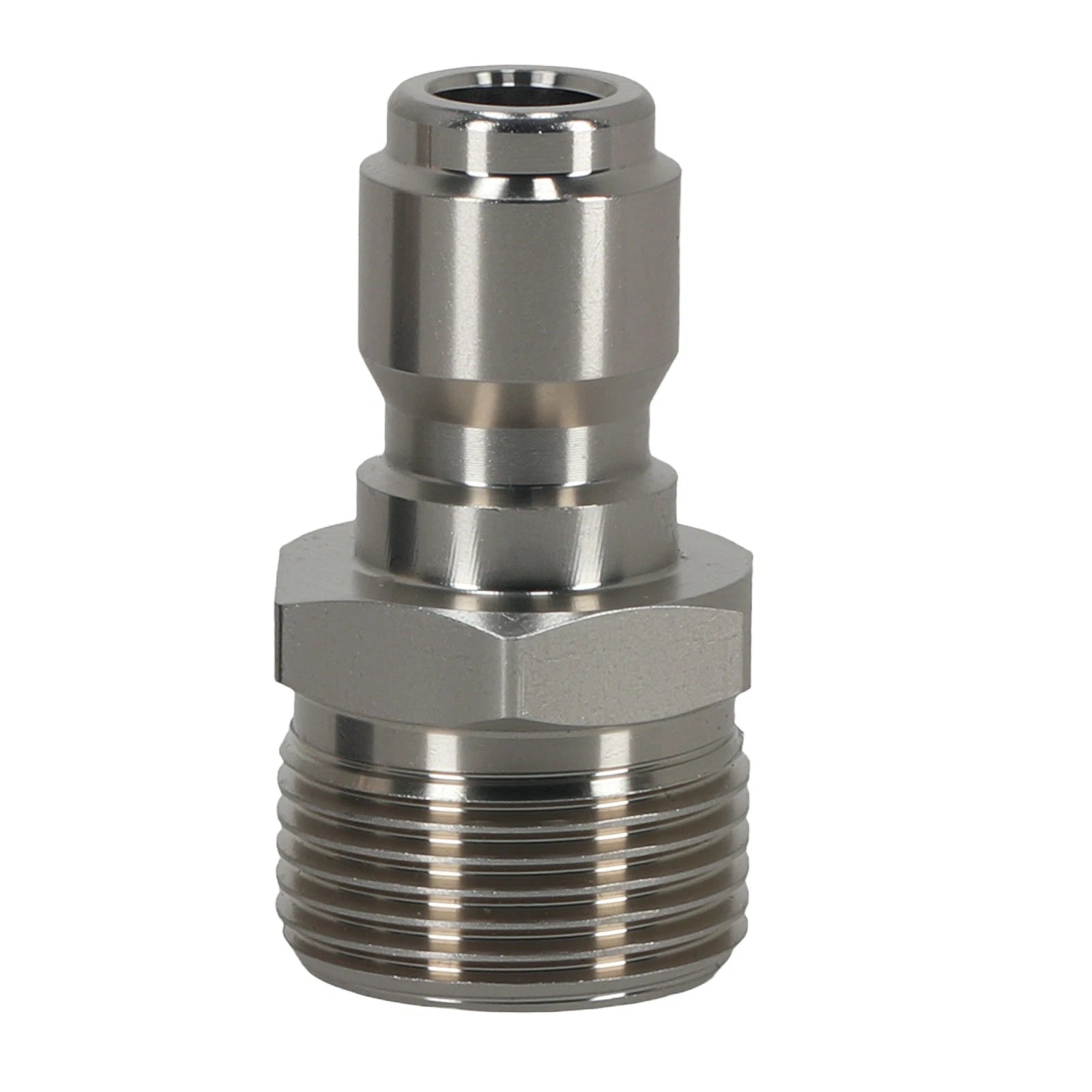 Brass 3/8" to M22 14mm Quick-Connect Pressure Washer Adapter (5000 PSI, 2-Pack)