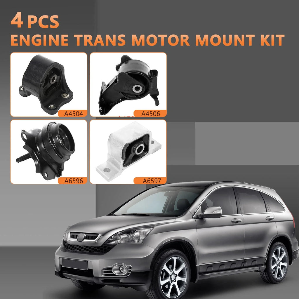 Motor Transmission Mount Kit for Honda CR-V 2.4L (2002–2006)