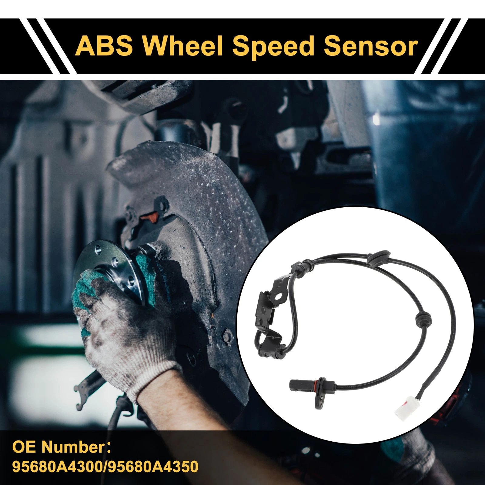 ABS Wheel Speed Sensor No. 95680A4300 for Kia Carens (2013–2015) Rear Left