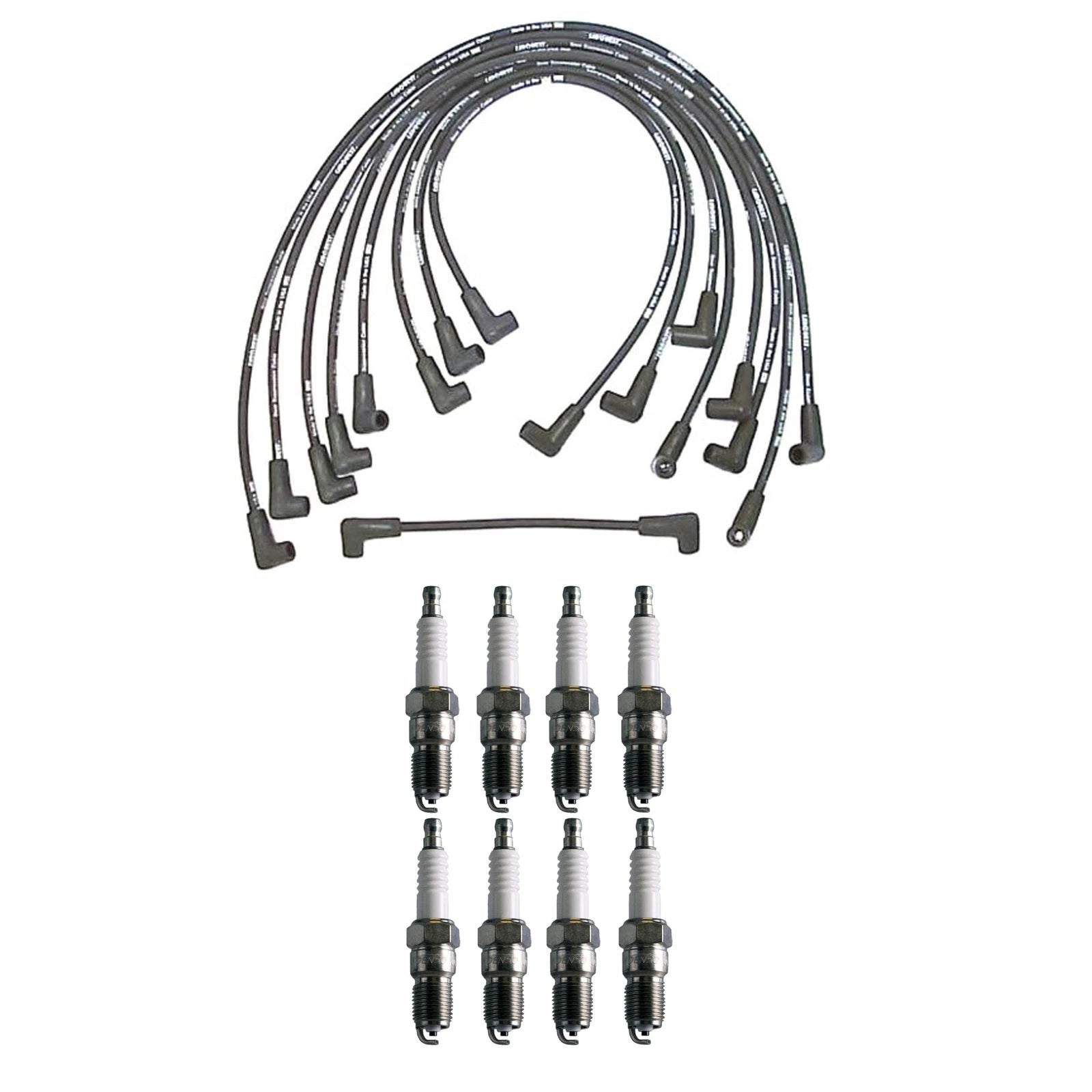Denso Wire Set & 8 U-Groove Spark Plugs Kit for GMC 5.7L V8