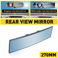 Panoramic Wide Angle Rear View Mirror Lens 270mm for Universal Fit