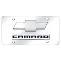 Dual Chrome on Chrome License Plate - Officially Licensed for Chevrolet Camaro