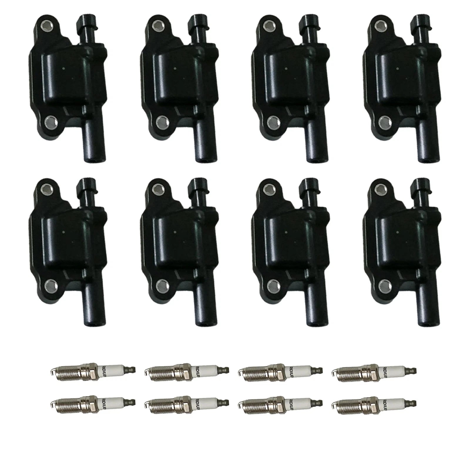 Set of 8 Ignition Coils & Iridium Spark Plugs for Escalade Camaro V8