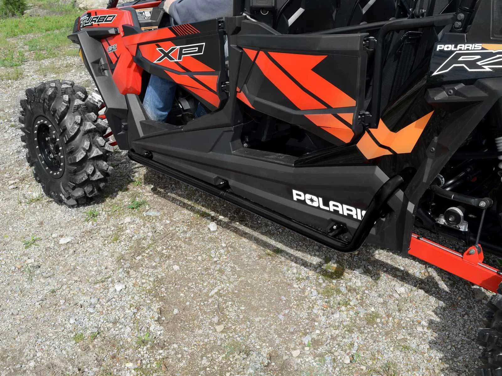 SuperATV Rock Sliding Nerf Bars for Polaris RZR 4 900 (2015–2018)