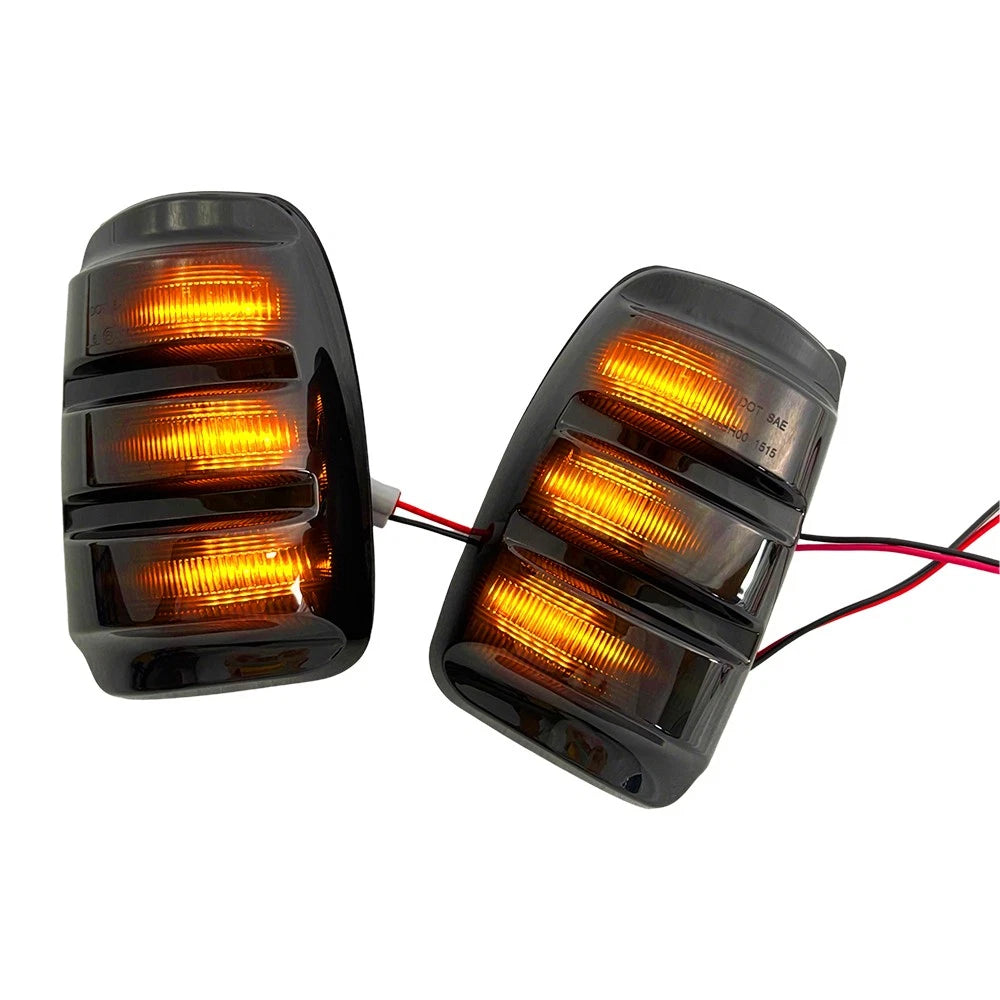 Smoke Side Mirror Turn Signal Light Pair for Ford Transit 150 250 350HD (2015–2023)