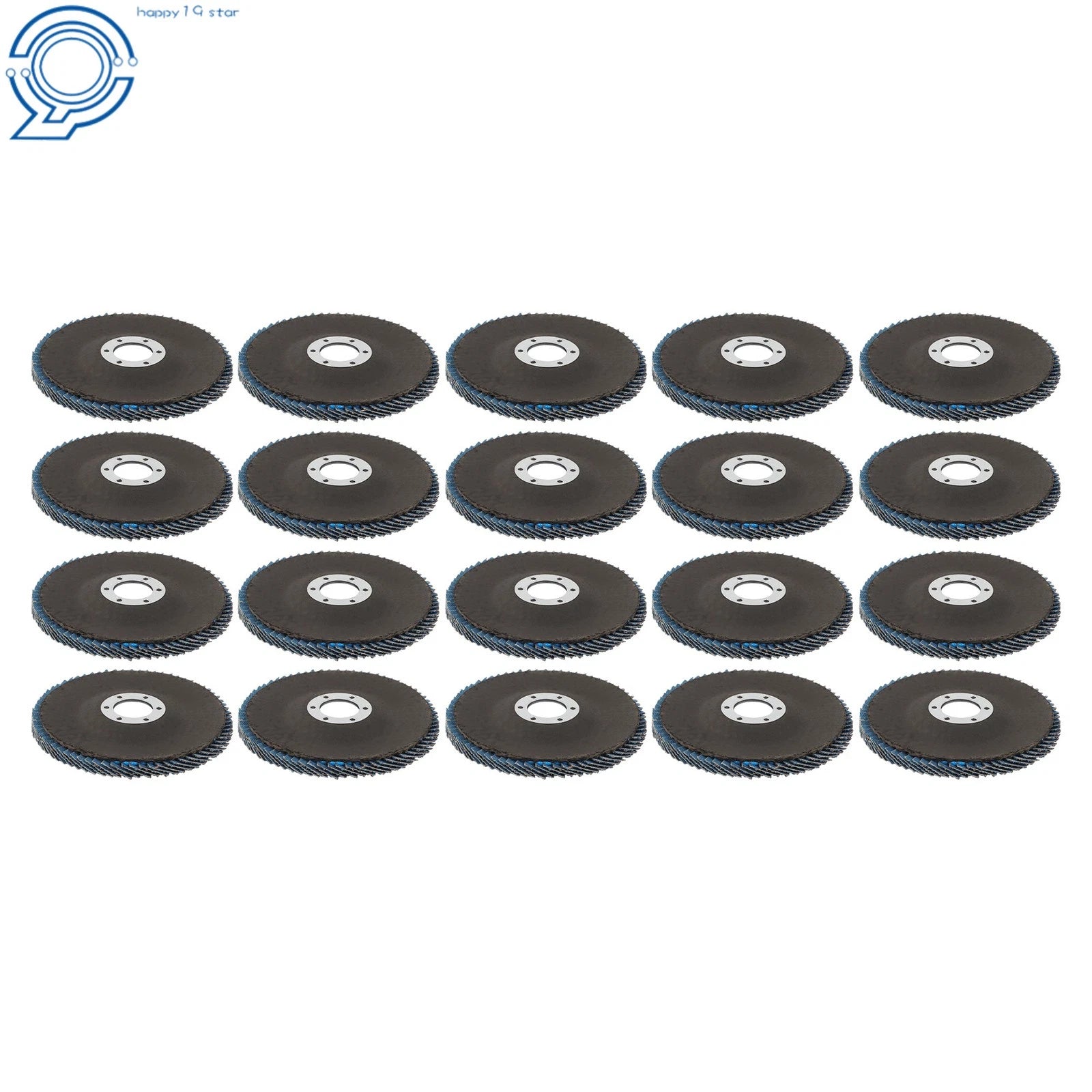20 Pcs Zirconium Flap Wheels for Angle Grinder 5 Inch 40 Grit Type 29