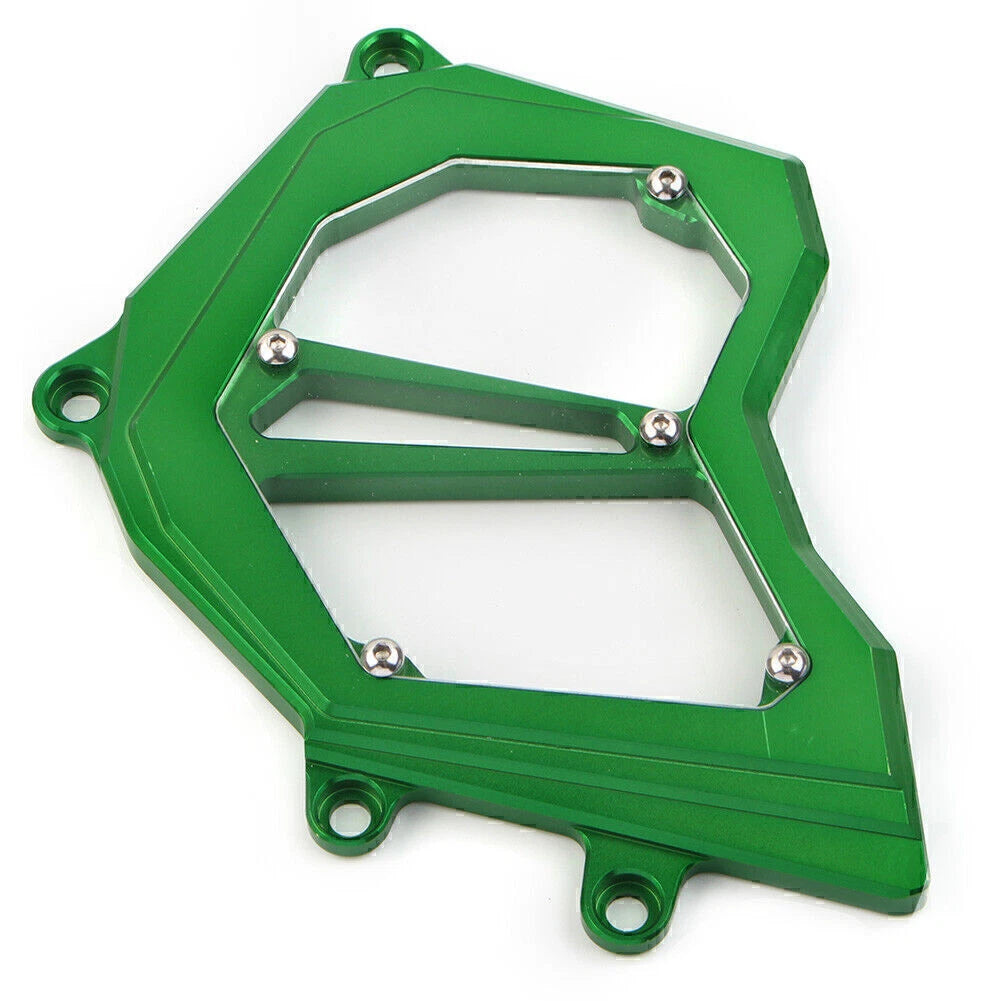 Aluminum Front Sprocket Cover Chain Guard for Kawasaki Ninja ZX10R (2011–2017) Green