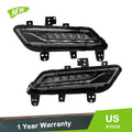 Set of 2 LED Clear Lens Fog Lights for Lincoln MKZ (2013–2016)