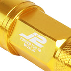 20Pcs J2 7075 Forged Aluminum M12x1.5 Open-End Lug Nut Set for