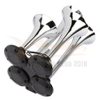 12V 150 DB 4-Trumpet Train Air Horn Kit for Universal Fit