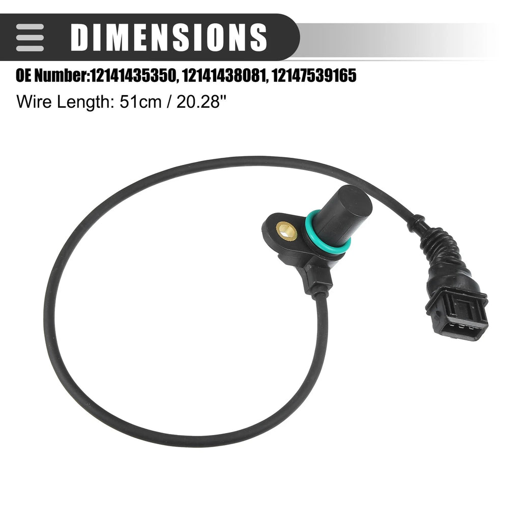 Camshaft Position Sensor for BMW X3 X5 Z3 Z4 E36 E39 E46 E53 (2000–2006) 12141435350