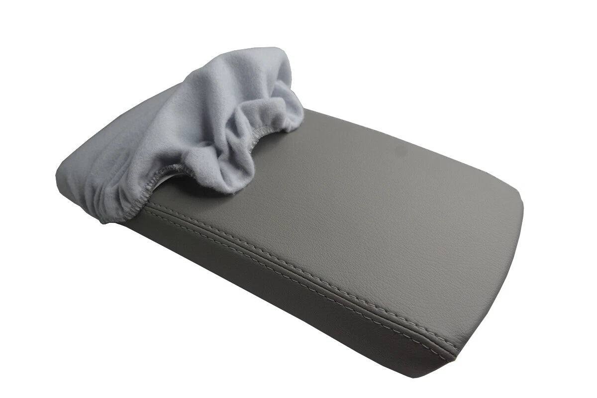 Fleece Console Lid Armrest Cover for Nissan Altima (2007–2012) Gray