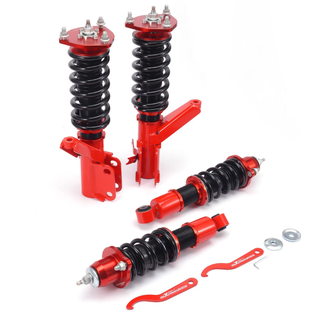 Set of 4 Coilovers 24 Click Damper Shocks for Honda Civic (2001–2005)