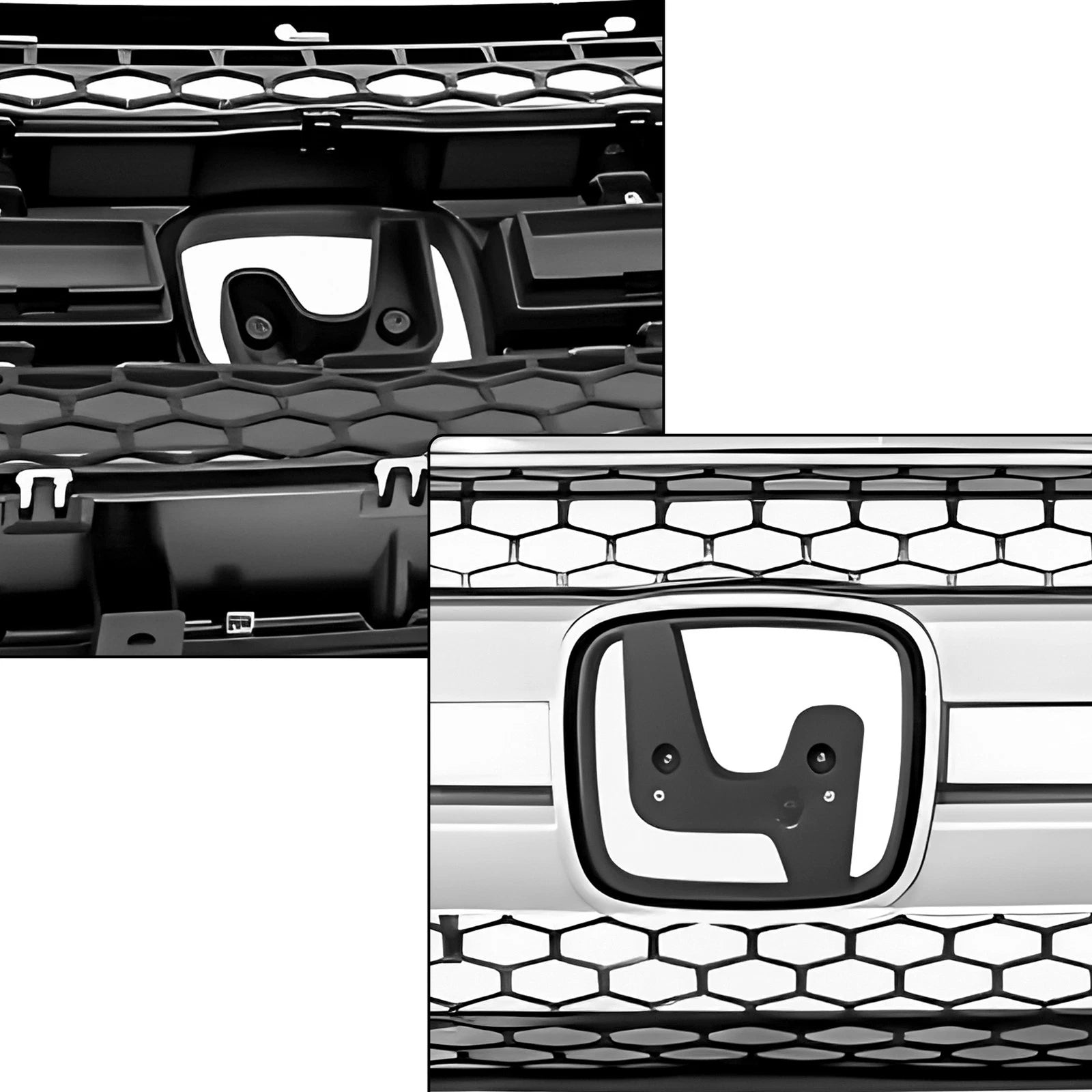 Chrome Front Bumper Grille for Honda Ridgeline (2009–2011)