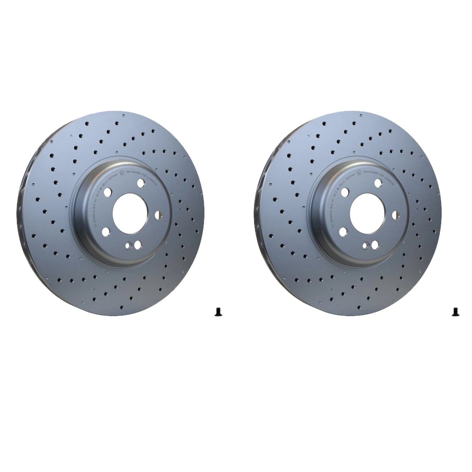 Set of 2 Front 360mm Disc Brake Rotors for W205 C43 AMG C450 AMG (2015–2020)