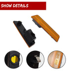 Set of 2 Front Fender Side Marker Light Housings for Dodge Challenger (2008–2014)