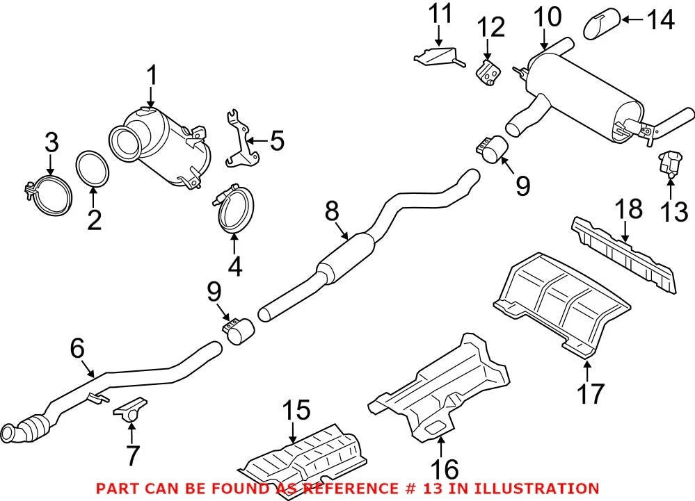 Exhaust Back Pressure Regulator for BMW (1830–1830)