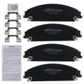 Front Ceramic Brake Pads Kit for Chrysler 200 300 Dodge Caliber Challenger (2011–2019) D1058