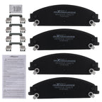 Front Ceramic Brake Pads Kit for Chrysler 200 300 Dodge Caliber Challenger (2011–2019) D1058