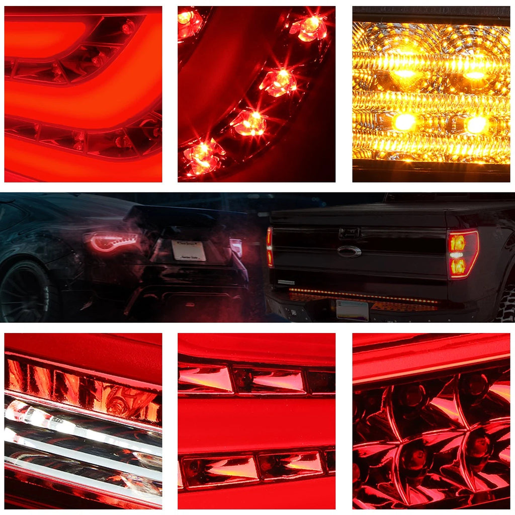 3D LED Streak Tail Light Brake/Stop Lamp for BMW 5-Series E60/M5 (2004–2007)