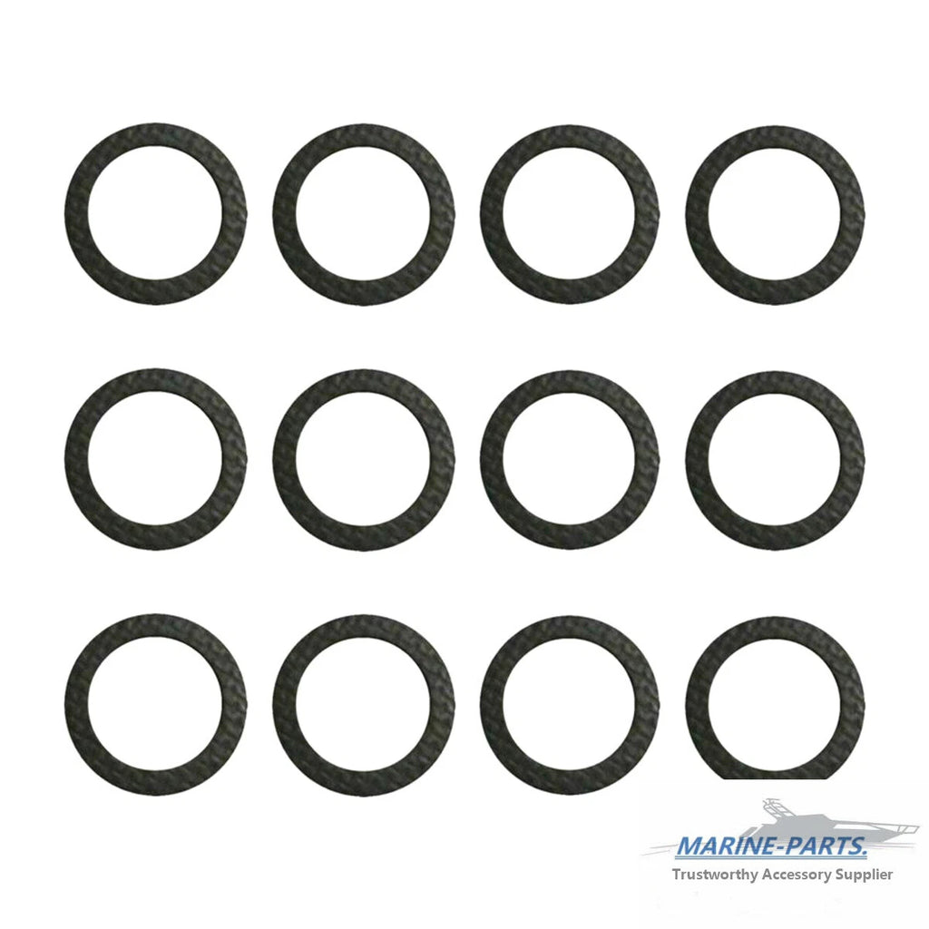 12pc Lower Gearcase Drain Gasket for Mercury MerCruiser (Replaces 12-19183, 18-2945)