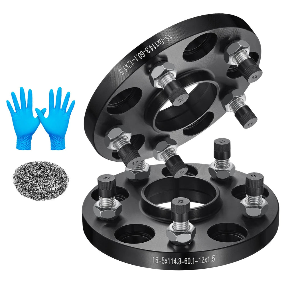2X 15mm Hubcentric Wheel Spacers for Suzuki SX4 (2007–2013)