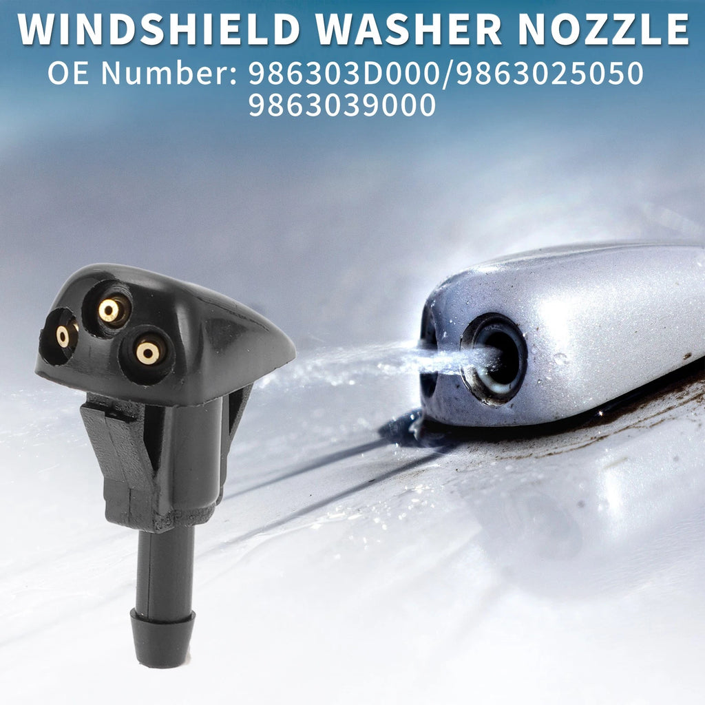 2Pcs Front Windshield Washer Nozzles No. 986303D000 for Kia Sorento (2003–2009)