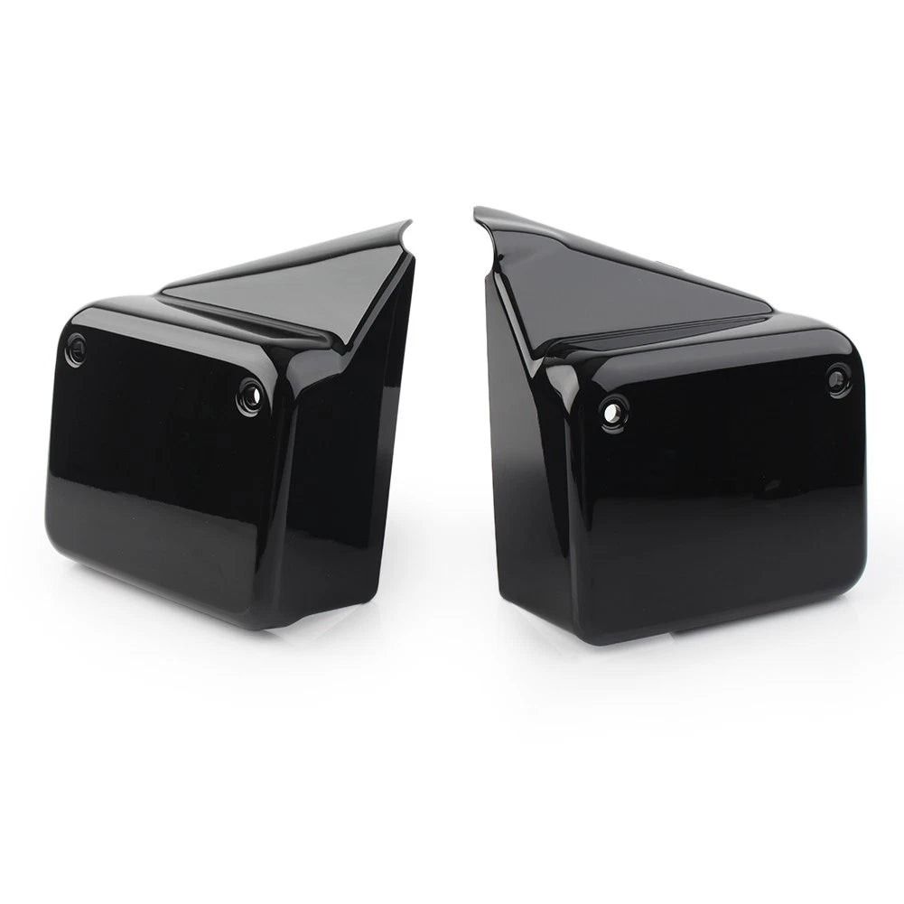 Set of 2 Black Side Battery Cover Guards for Honda VT750 Shadow Spirit (2000–2009)