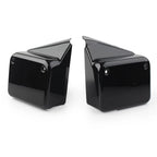 Set of 2 Black Side Battery Cover Guards for Honda VT750 Shadow Spirit (2000–2009)