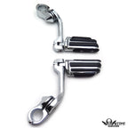 Chrome 5" Long Foot Peg Kit for Yamaha Roadstar, Honda Goldwing