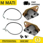 Front Brake Calipers with Hose Lines for Polaris Scrambler 500 (1998–2001)