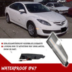 Clear Amber LED Front Bumper Side Marker Reflectors for Mazda 6 (2009–2013)