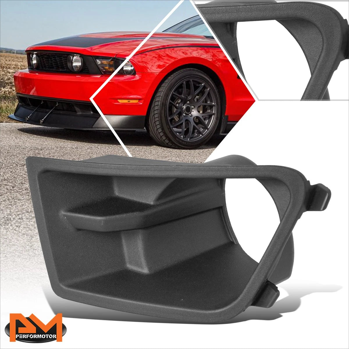 Fog Light Lamp Bezel Cover for Ford Mustang (2010–2012)