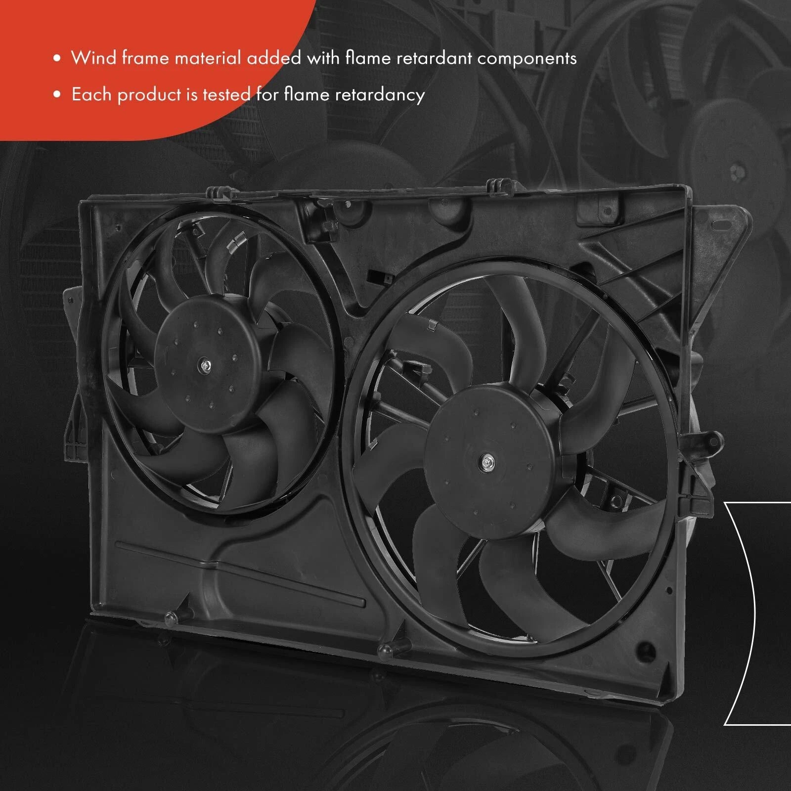 Radiator, AC Condenser & Cooling Fan Assembly for Ford Taurus (2013-2014)