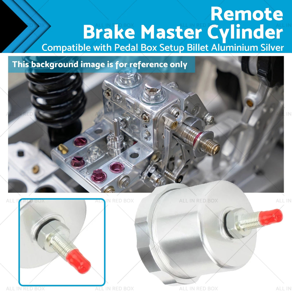 Billet Alloy Master Cylinder Pedal Box for 80 Series (2002–2019)