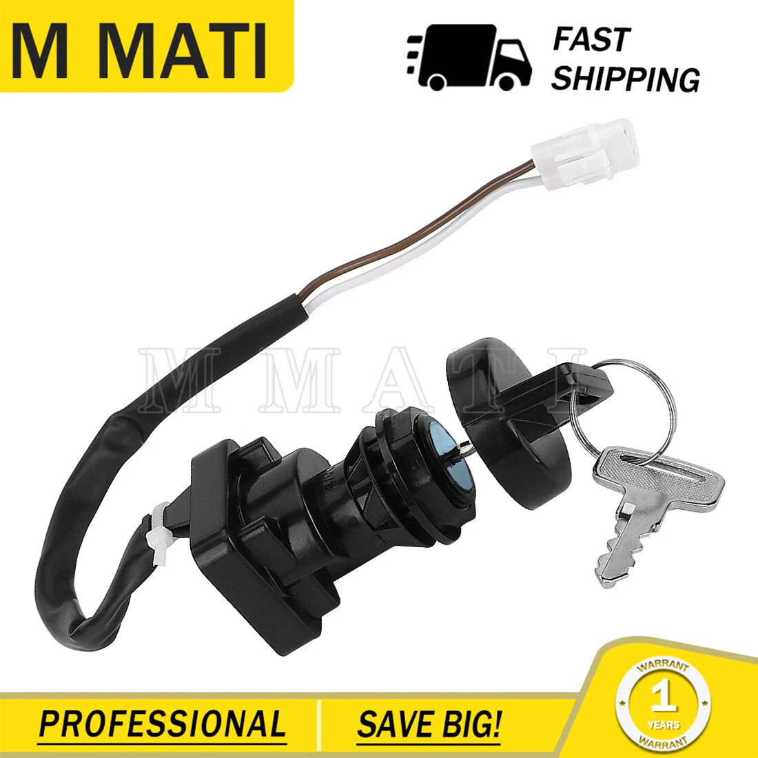 Ignition Key Switch for Kawasaki KSF450 KFX450R (2008–2014)