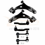 Set of 6 Front Lower Control Arms Tie Rods for Ford Edge & Lincoln MKX (2007–2014)