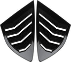 2x Gloss Black Rear Side Louvers Cover for Ford Fusion Mondeo (2013–2022)