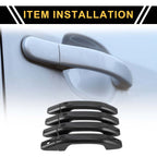 Set of 4 Exterior Door Handle Covers for Chevrolet Silverado 1500 (2014–2024)