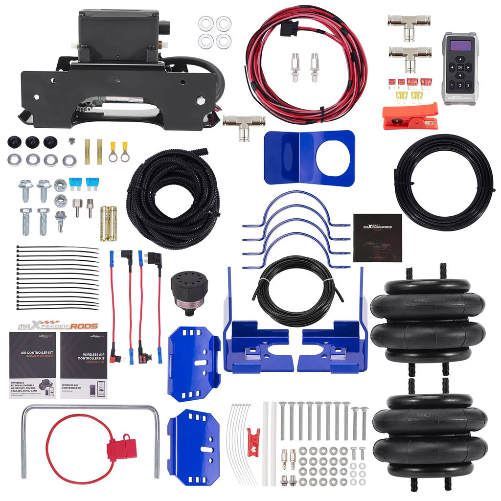 Air Spring Bags with Wireless Controller Kit for Ford E-350 Class DRW (1992–2022)