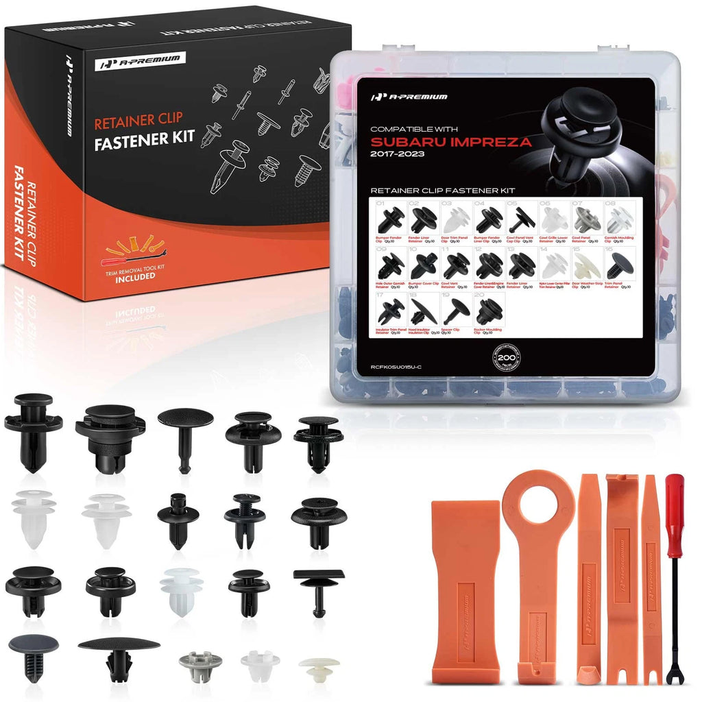 Bumper Retainer Trim Clip Fastener Kit for Subaru Impreza (2000–2007)