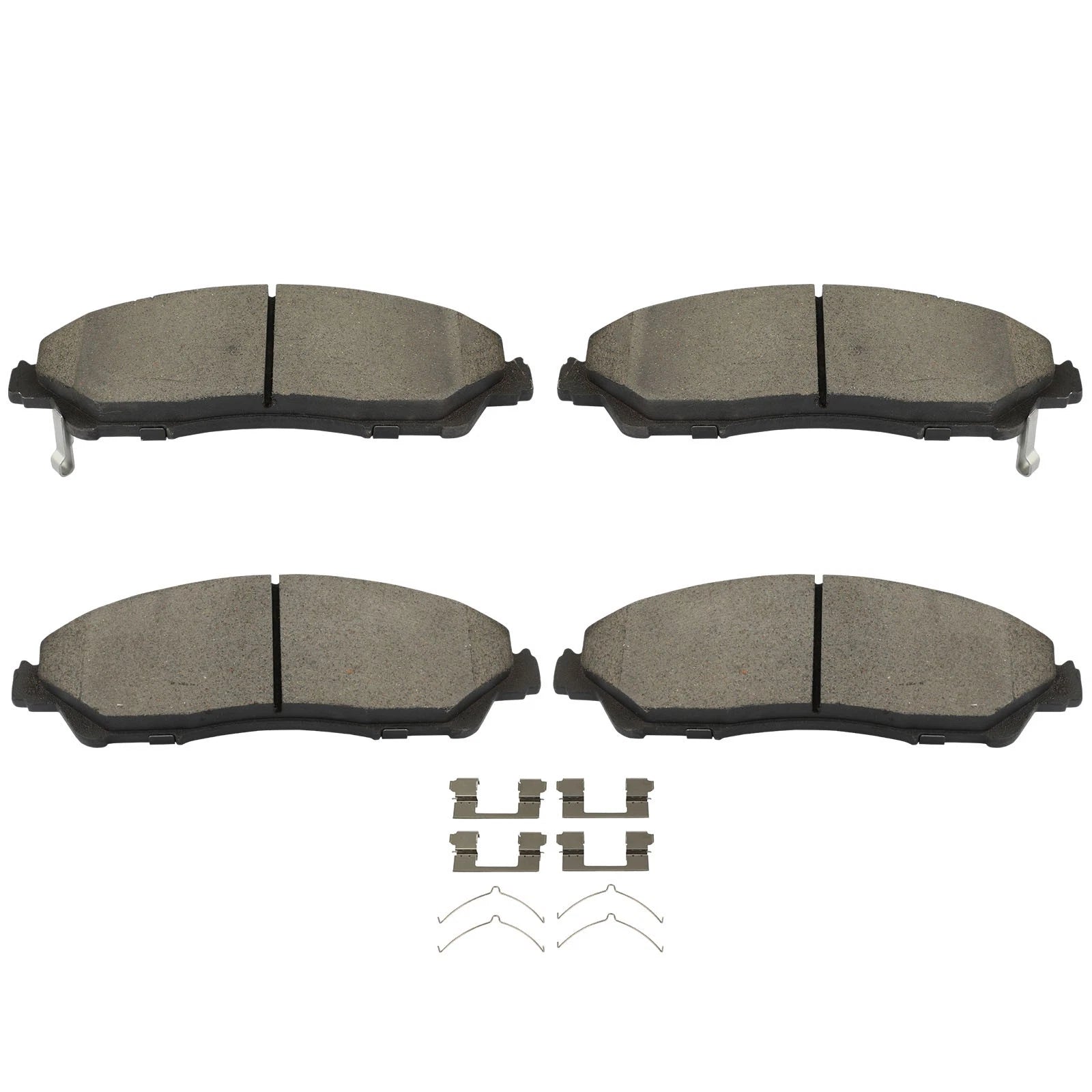Front Ceramic Brake Pads Kit for Honda Ridgeline (2017–2022)