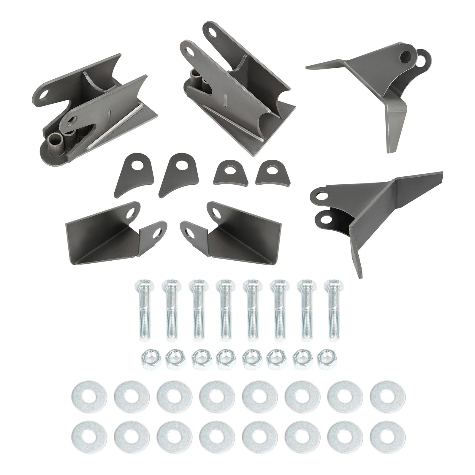 3.25” Axle Weld On Air Ride Suspension Triangulated 4 Link Brackets